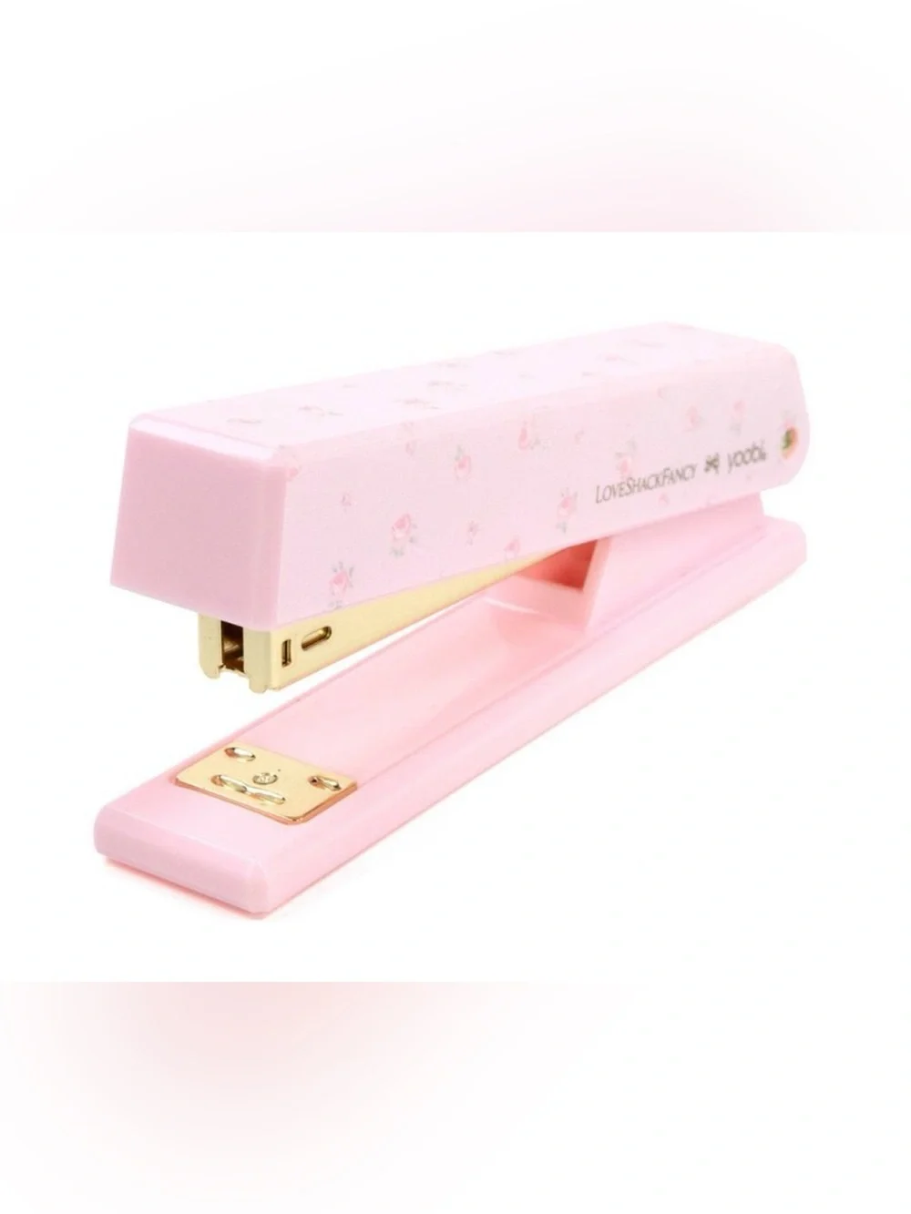 🎀 LoveShackFancy x Target - Yoobi Blooming Heirloom Stapler Strawberry Macaroon